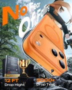 Prenora Magnetic iPhone 17 Pro Max Orange Case