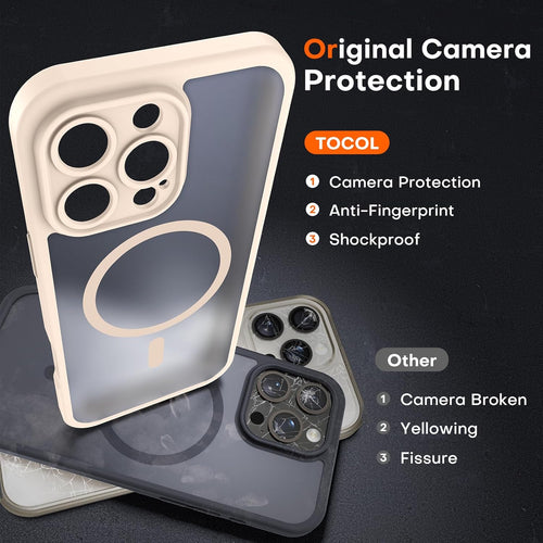 Prenora iPhone 16 Pro Case showing MagSafe magnetic ring