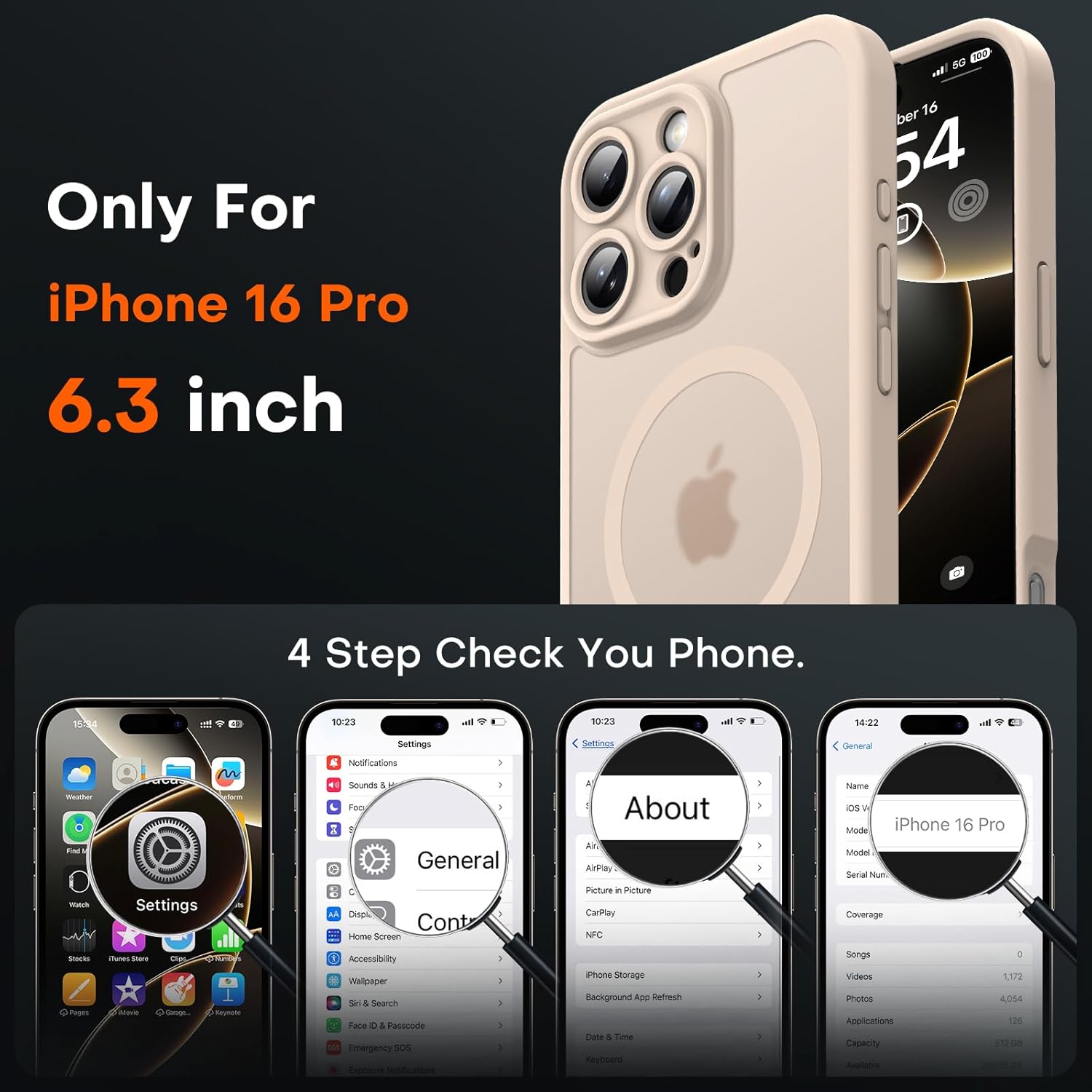Wireless charging with Prenora MagSafe iPhone 16 Pro case