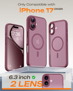 Wireless charging with Prenora MagSafe iPhone 17 Plum case
